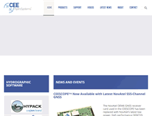 Tablet Screenshot of ceehydrosystems.com